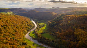 Symonds Yat river views in autumn